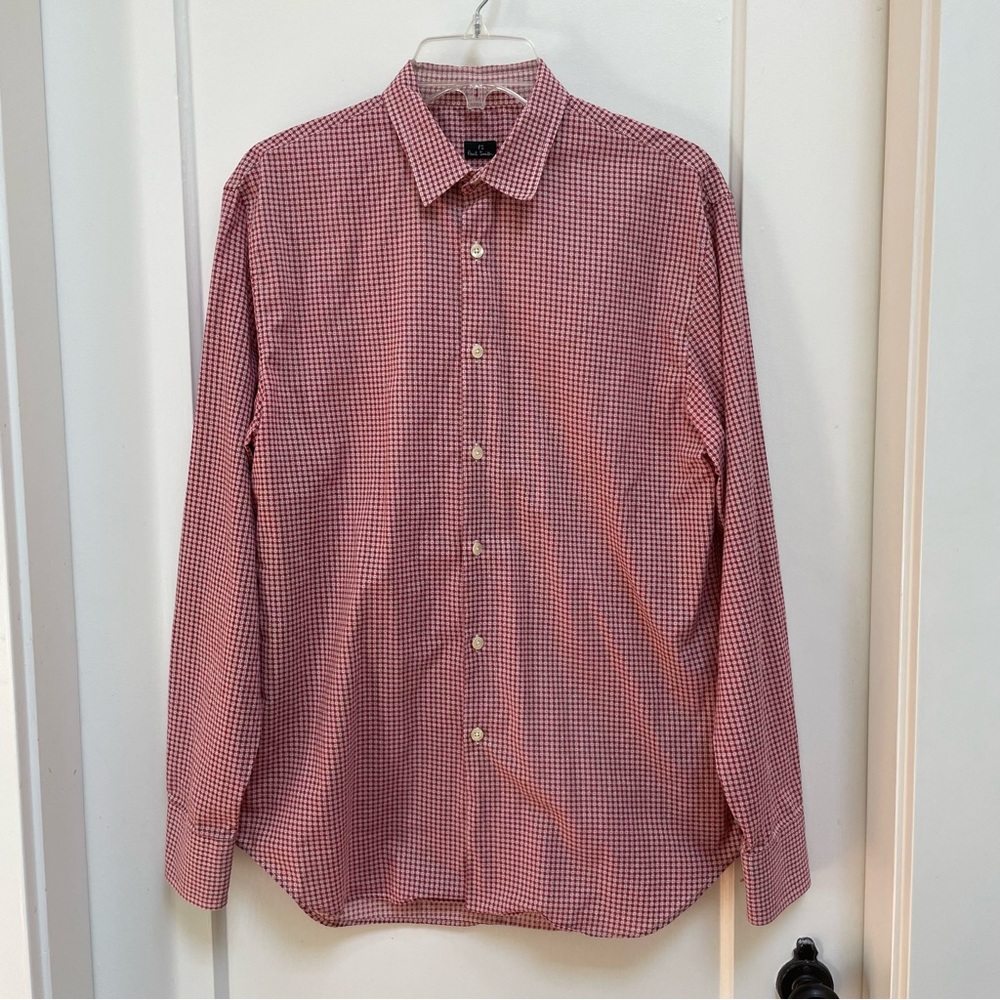 Mens Paul Smith red & white checkered shirt